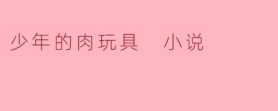小说《少年的肉玩具》主要讲述了什么内容?